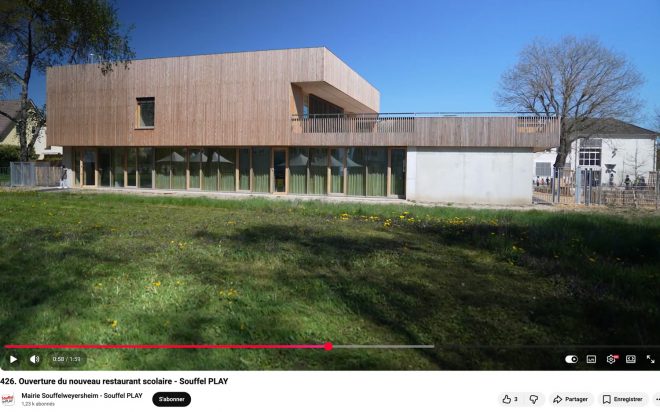 Restaurant scolaire et école Rapp à Souffelweyersheim